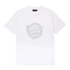 Outlet T-Shirt Dr. Martens SILVER LOGO White AC686100 Akcesoria|T-Shirty Dr.Martens