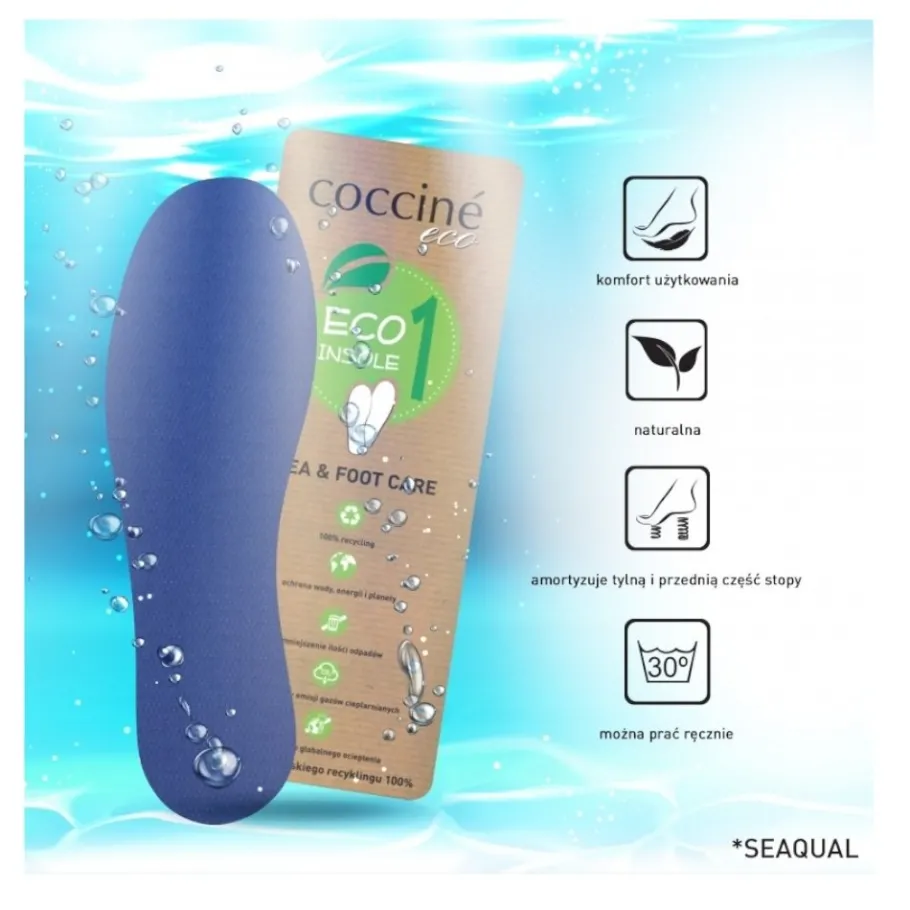 Discount Wkładki Coccine ECO INSOLE 1 SEA&FOOT CARE Akcesoria|Wkładki